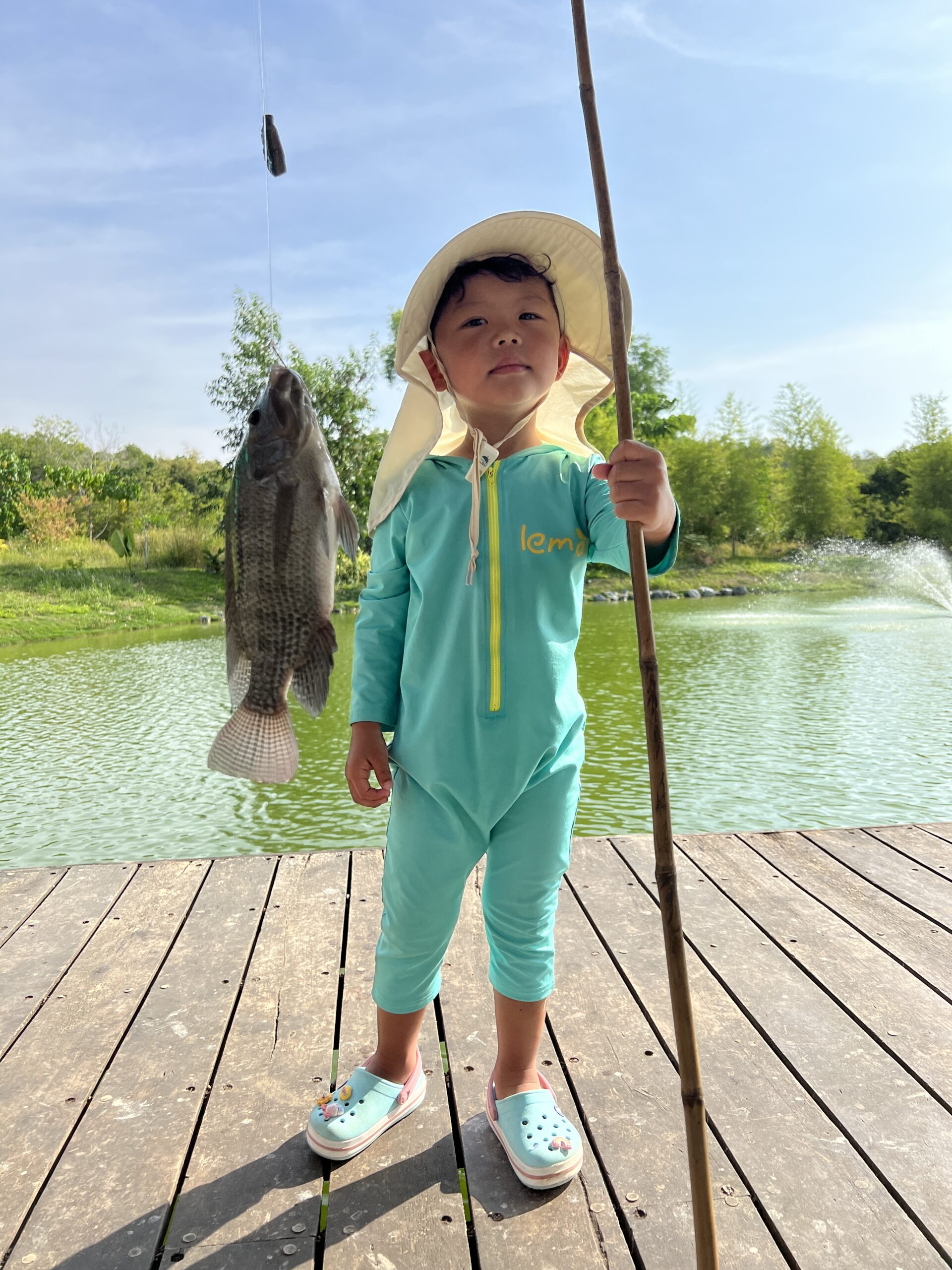 서진이 낚시 성공